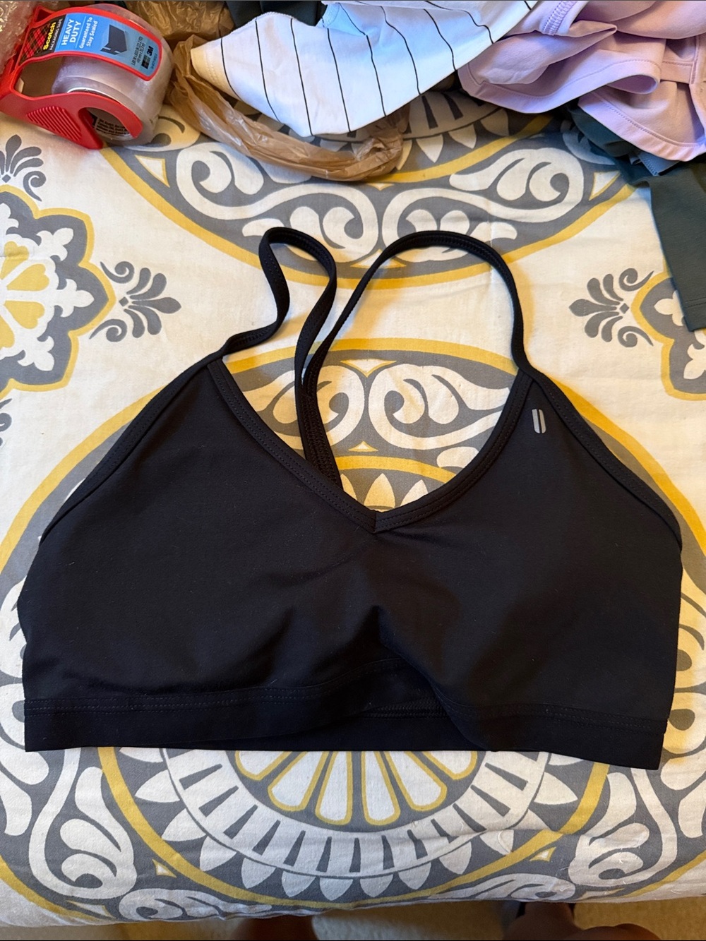 NOBULL Black Strappy Sports Bra- NWOT Size Medium